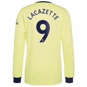 Koszulka Arsenal Alexandre Lacazette 9 Wyjazdowe Stroje Piłkarskie 2021/22 Długi Rękaw